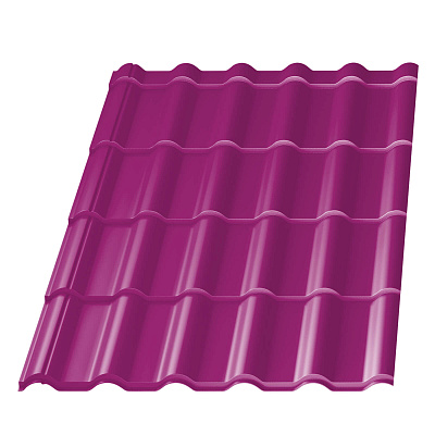 Металлочерепица Банга RAL4006 Пурпурный 0,45мм фото Центр Металлокровли